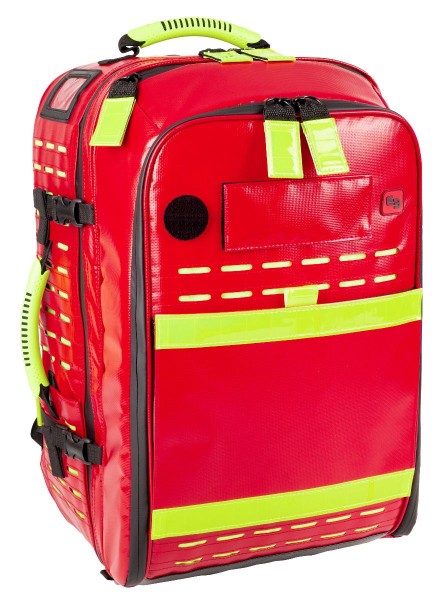 ELITE BAGS Robust´s Notfallrucksack Plane | mit Defibrillator-Fach | rot